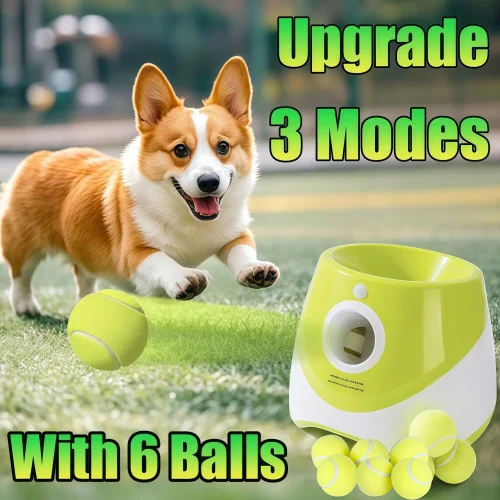Dog Tennis Ball Launcher Fun Interactive Rechargable
