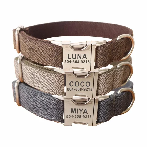 Personalized Dog Collar Free Engraving