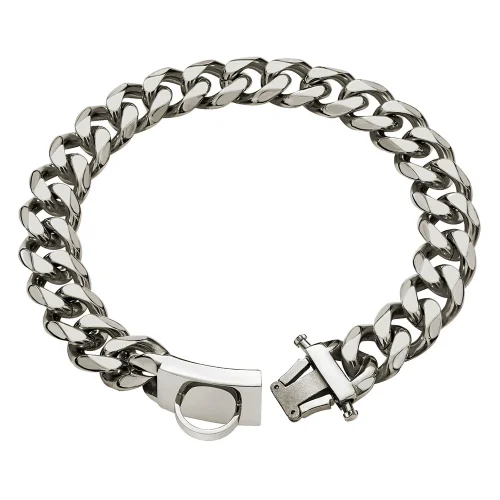 Big Dog Chain Collar with Buckle Strong Heavy Duty 19MM Thick Stainless Steel